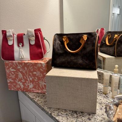 New Estee Lauder purse with accessories