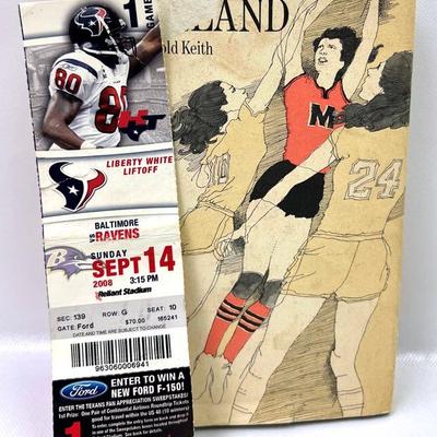 1971 “Brief Garland” Book & 2008 Ticket