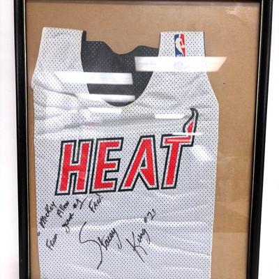 Miami "Heat" Jersey Signed by Stacey King
