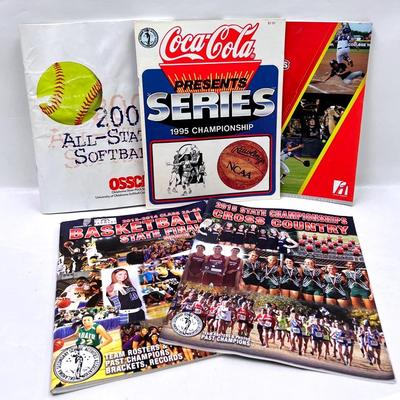 Assortment of Sports Program Booklets From 1995-2015