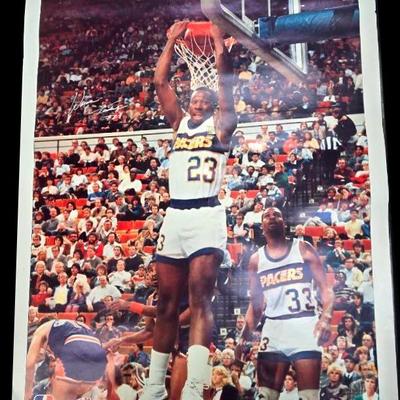 Wayman Tisdale Printed Signature Poster 