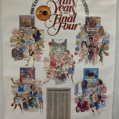 1988 NCAA Division I Men’s Basketball Championship Poster