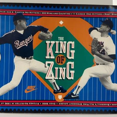 “The King of Zing” Nolan Ryan Poster