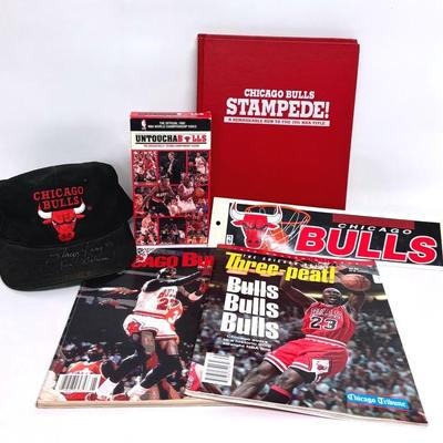 Chicago Bulls Autographed Cap & Much More