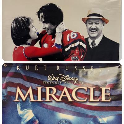 “The Replacements” & “Miracle” Sports Movie Posters