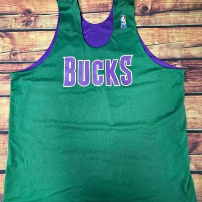 "Champion" Reversible Milwaukee Bucks Jersey