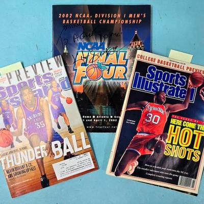 Signed 2002 NCAA Basketball Championship & Others