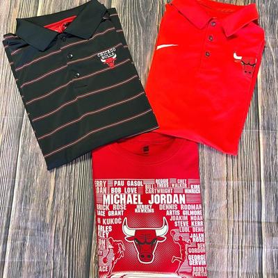 “Nike” Polo and More Chicago Bulls Shirts