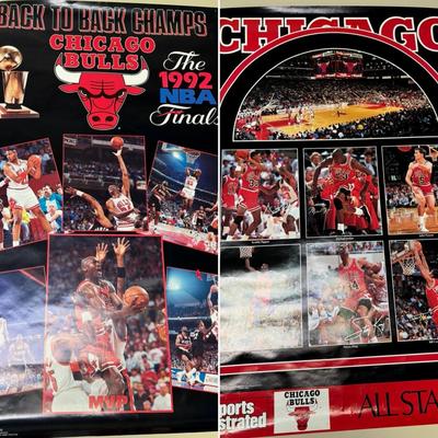 Vintage Chicago Bulls Posters 