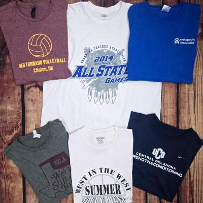 All About Sports! "Gildan," "Nike," and "Canvas" Tees
