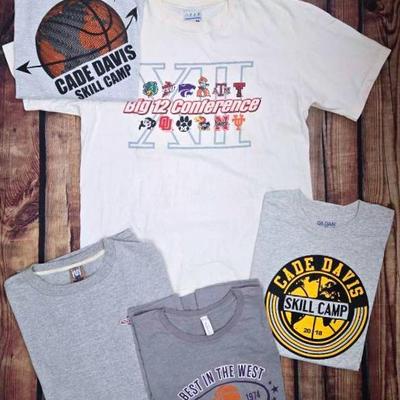 "Gildan," "Canvas," "UAS," & "Gear For Sports" Tees