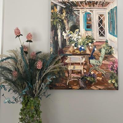 Canvas by AYN Stevens and Vase (2nd Floor)