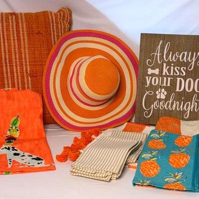 Orange Is The Color! Hat, Runner, Towel and More