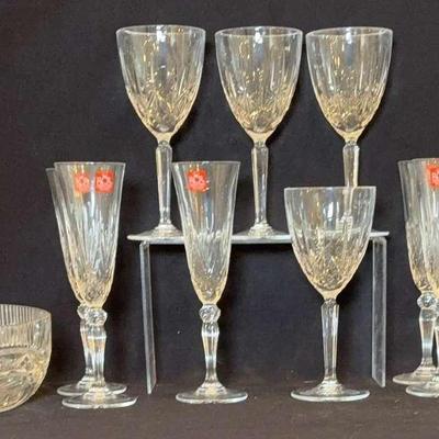 Crystal Glasses, Bowl & Vase