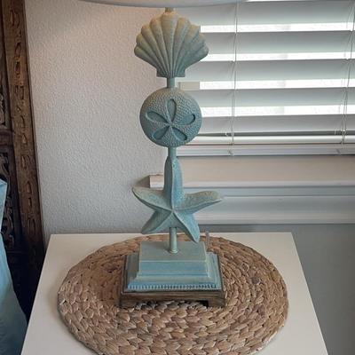 End Table with Shell Lamp II (2nd Floor)