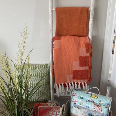 Blanket Ladder, Basket, Quilt and More (2nd Floor)