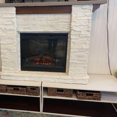 Mobile Fireplace and Stands