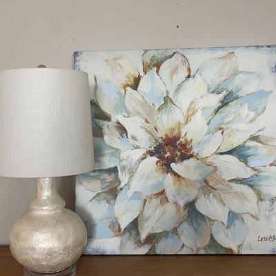 White Lamp and Floral Picture (2nd Floor)