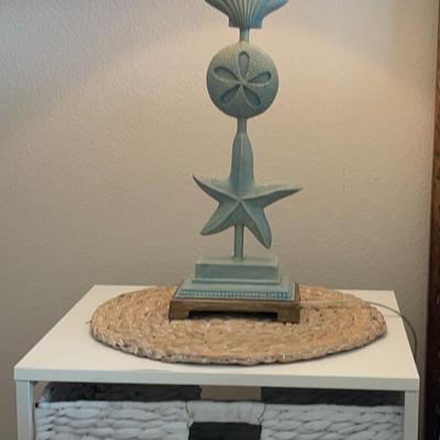 End Table with Shell Lamp I (2nd Floor)
