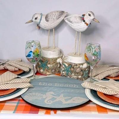 Beachy Tablescape