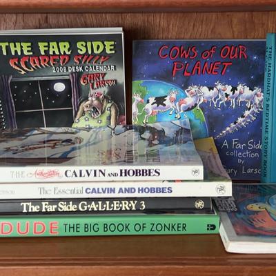 Humorous Books Calvin And Hobbes, Far Side, Trudeau