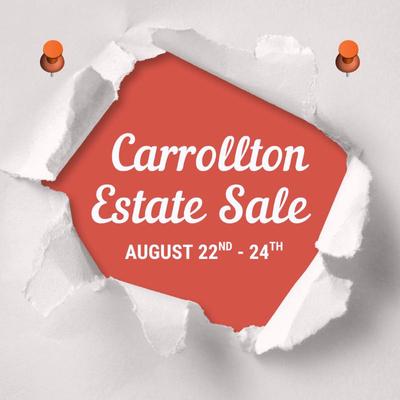 Carrollton Estate Sale - August 2025