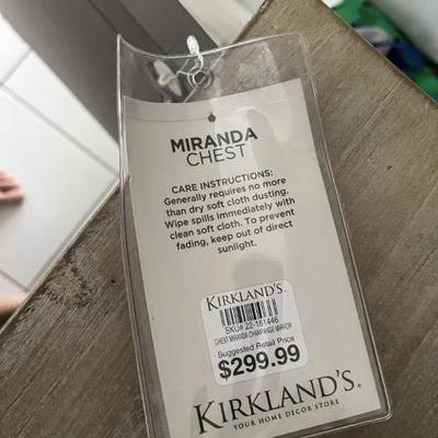 Sale Photo Thumbnail #4: Kirkland Entry Table & Mirrored 2-Door Chest