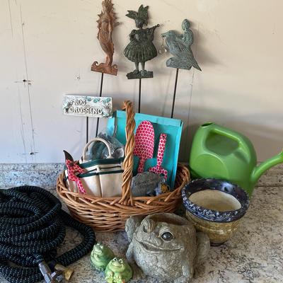 Garden Decor and Tool Bundle