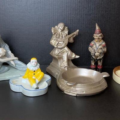 Clown and Pierrot Figurine Lot
