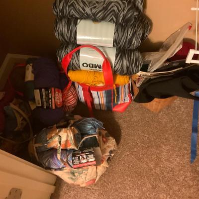 Large Yarn Lot with Basket