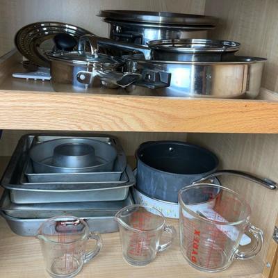 Stainless Cookware and Bakeware Lot
