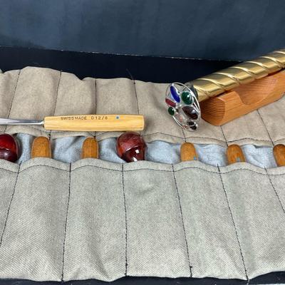 Wood Carving Kit & kaleidoscope Lot