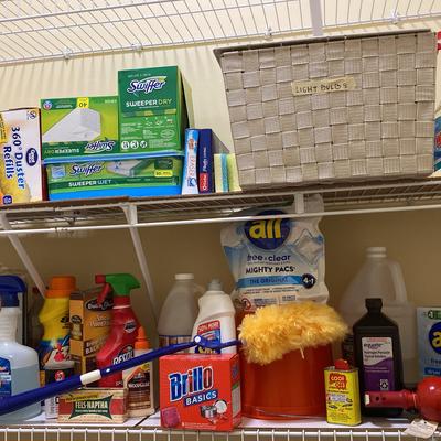 Household Cleaning Supplies Lot