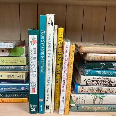 Gardening and Birding Book Lot