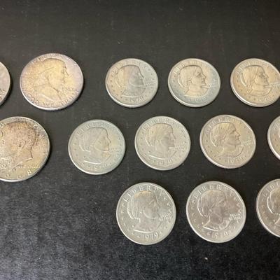 U.S. Half Dollar and Dollar Coin Lot