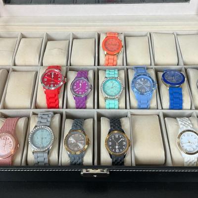 Women’s Watches & Display Case Lot