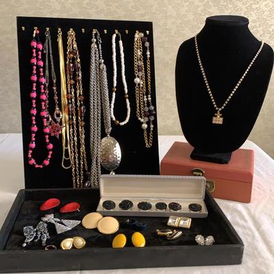 Costume Jewelry  - Some Signed - Jewelry Box