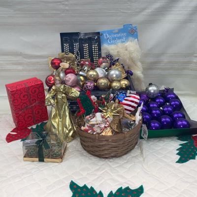 Christmas Ornaments & Tree Skirt