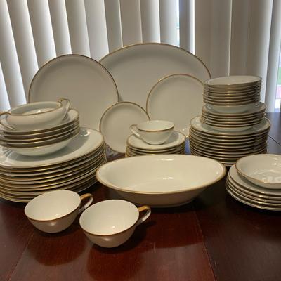 China Set With Gold Trim