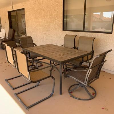 Table & 6 Chairs Set 