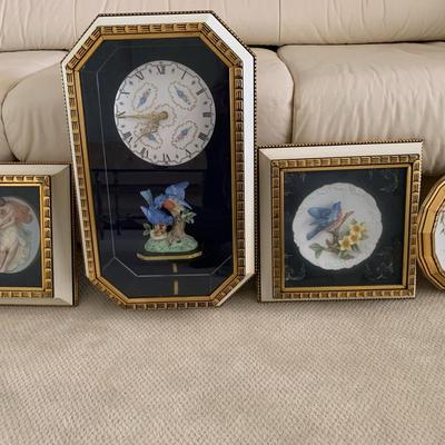 Decorative Clock Display With Other Display Sculptures 