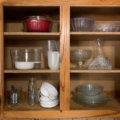 Glass Decorative Dishes With Various Glass And Plasic Dishes 