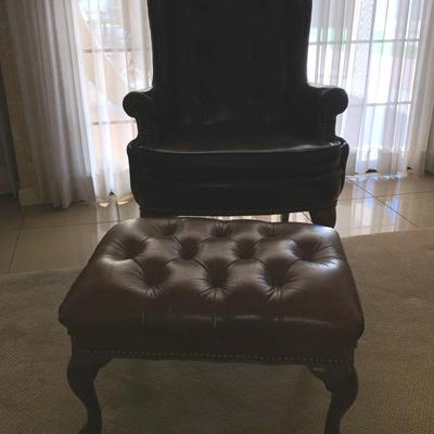Chair & Ottoman Set