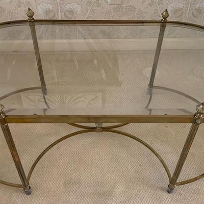 Glass Top Coffee Table 