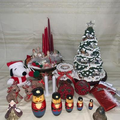 Russian Nesting Doll & Christmas Decor 