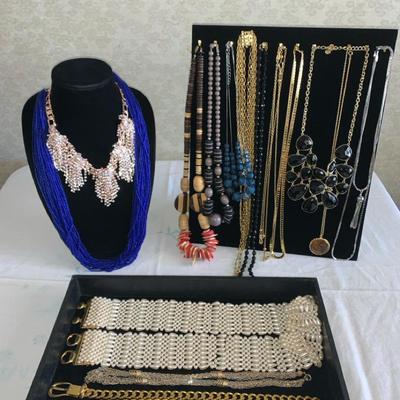 Costume Jewelry & Belts Lot C 