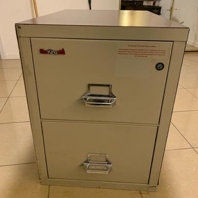 Fire King File Cabinet 