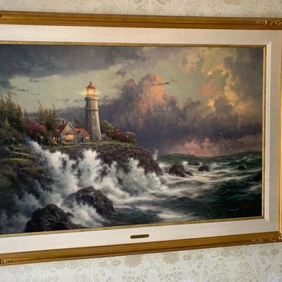 Thomas Kinkade “Conquering The Storms” Artwork