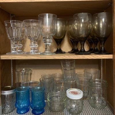Glass Cups And Jars