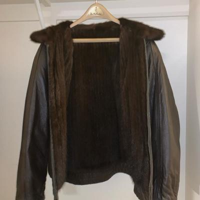 Mink & Leather Reversible Jacket 